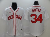 MLB Boston Red Sox #34 Ortiz White Game Nike Jersey