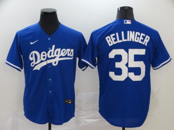 MLB Los Angeles Dodgers #35 Cody Bellinger Blue Game Nike Jersey