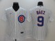MLB Chicago Cubs #9 Javier Baez White Game Nike Jersey