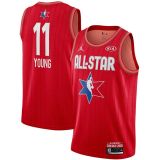 Men's NBA Atlanta Hawks #11 Trae Young 2020 All-Star Jordan Red Swingman Jersey
