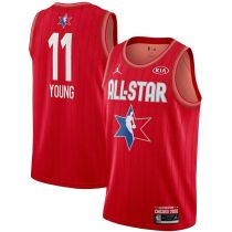 Men's NBA Atlanta Hawks #11 Trae Young 2020 All-Star Jordan Red Swingman Jersey