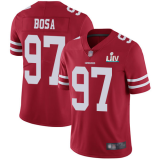 Men's San Francisco 49ers #97 Nick Bosa Red Super Bowl LIV Vaper Untouchable Limited Jersey