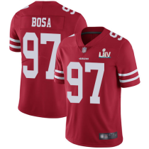 Men's San Francisco 49ers #97 Nick Bosa Red Super Bowl LIV Vaper Untouchable Limited Jersey