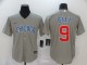 MLB Chicago Cubs #44 Rizzo Grey Game Nike Jersey