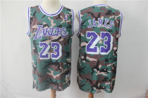 NBA Los Angeles Lakers #23 James 2019 new Woodland Camo jersey