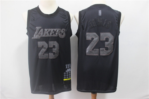 NBA Los Angeles Lakers #23 James 2019 new black MVP Honorary Edition Jersey