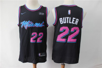 NBA Miami Heat #22 Jimmy Butler #22 Black City Vice Night Jersey