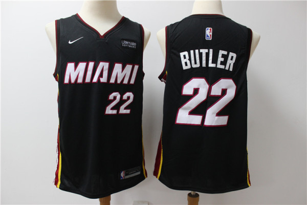 NBA Miami Heat #22 Jimmy Butler #22 Black Game Nike Jersey