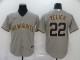 MLB Milwaukee Brewers #22 Christian Yelich Grey Game Nike Jersey