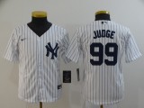 Youth MLB New York Yankees #99 Aaron Judge White Game Nike Jersey
