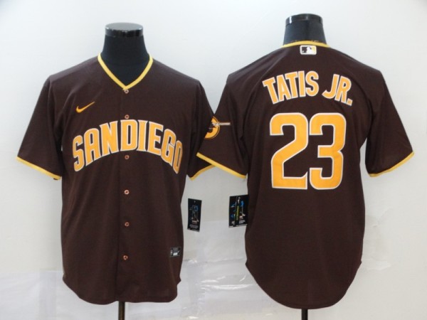MLB San Diego Padres #23 Fernando Tatis Jr. Coffee Game Nike Jersey