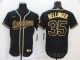 MLB Los Angeles Dodgers #35 Cody Bellinger Black Golden Flex Base Elite Jersey