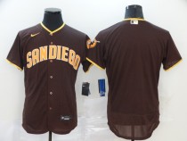 Men's San Diego Padres Blank Coffee Flex Base Elite Jersey