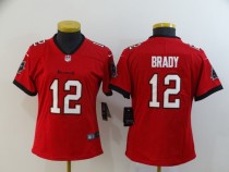 Women Tampa Bay Buccaneers #12 Brady Red Vapor Untouchable Limited Jersey