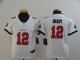Youth Tampa Bay Buccaneers #12 Brady White Vapor Untouchable Limited Jersey