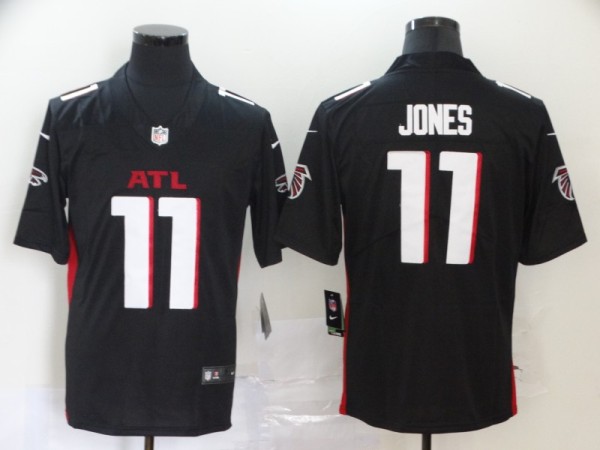 Men's Atlanta Falcons #11 Julio Jones New Black Vapor Untouchable Limited Jersey