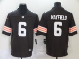 Men's Cleveland Browns #6 Baker Mayfield New Brown Vapor Untouchable Limited Jersey