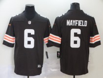 Men's Cleveland Browns #6 Baker Mayfield New Brown Vapor Untouchable Limited Jersey