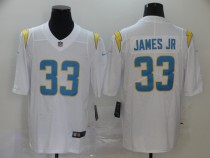 Men's Los Angeles Chargers #33 Derwin James 2020 White Vapor Untouchable Limited Jersey