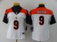 Women Cincinnati Bengals #9 Joe Burrow White Vapor Untouchable Limited Jersey
