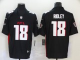 Nike Atlanta Falcons #18 Ridley Black Vapor Untouchable Limited Stitched Jersey