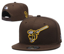 MLB San Diego Padres Brown Snapback Hats