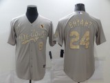 MLB Los Angeles Dodgers #8 & #24 Kobe Bryant Grey Camo 2020 Nike Cool Base Jersey