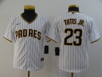 Youth MLB San Diego Padres #23 Fernando Tatis Jr. White Game Nike Jersey