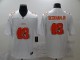Men's Cleveland Browns #13 Odell Beckham Jr. White Shadow Logo Limited Jersey