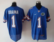 NCAA Florida Gators #1 Obama blue Jersey