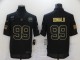 Men's Los Angeles Rams #99 Aaron Donald 2020 Black Salute To Service Limited Jersey