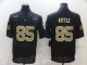 Men's San Francisco 49ers #85 Kittle Black Camo Salute To Service Limited Jersey
