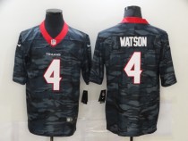Men's Houston Texans #4 Deshaun Watson 2020 Black Salute To Service Limited Jersey