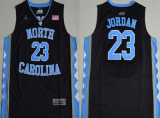 North Carolina Tar Heels Michael Jordan 23 College Basketball Jersey - Black