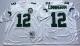 NFL Philadelphia Eagles #12 Cunningham White Throwback Jersey