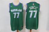 NBA Dallas Mavericks #77 Luka Doncic Green 2020 Classic Edition Jersey
