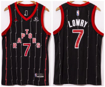 NBA Toronto Raptors #7 Kyle Lowry Black City Edition New Uniform 2020-21 Jersey
