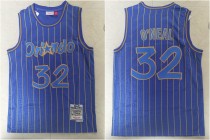 NBA Orlando Magic #32 Shaquille O'Neal Blue Stitched Jersey