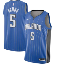 NBA Orlando Magic #5 Mohamed Bamba Royal Swingman Jersey