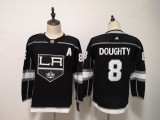 NHL Los Angeles Kings #8 Drew Doughty Black Adidas Jersey