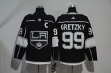 NHL Los Angeles Kings #99 Wayne Gretzky Black Adidas Jersey