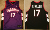 NBA Toronto Raptors #17 P. Miller Purple Nike Jersey