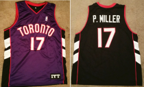 NBA Toronto Raptors #17 P. Miller Purple Nike Jersey