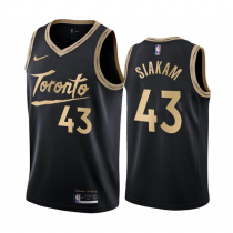 NBA Toronto Raptors #43 Pascal Siakam Black City Edition New Uniform 2020-21 Jersey