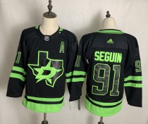 NHL Dallas Stars #91 Tyler Seguin Black 2020/21 Alternate Premier Breakaway Stitched Jersey