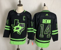 NHL Dallas Stars #14 Jamie Benn Black 2020/21 Alternate Premier Breakaway Stitched Jersey