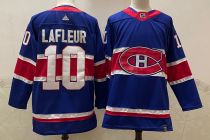 NHL Montreal Canadiens #10 Lafleur 2021 Blue Reverse Retro Stitched Jersey