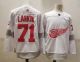 NHL Detroit Red Wings #71 Dylan Larkin White 2020-21 Reverse Retro Stitched Jersey
