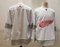 NHL Detroit Red Wings White 2020-21 Reverse Retro Stitched Blank Jersey
