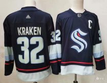 NHL Seattle Kraken #32 Kraken Navy Blue Adidas Jersey